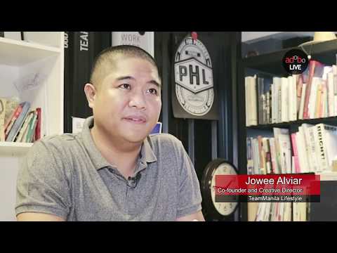 adoboLIVE! Jowee Alviar, Co-founder @ TeamManila on his graphic design collection