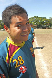 Mark Dehesa at the adobo Football Cup