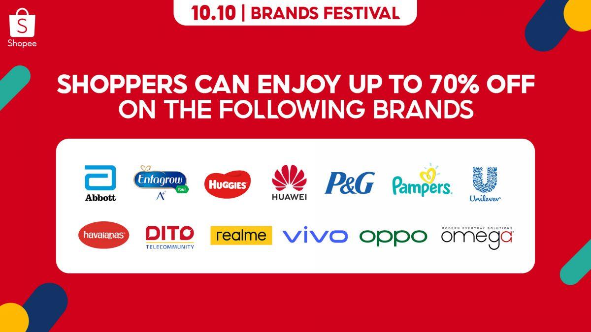 Shopee celebrates 10.10 Brands Festival by enabling growth and engagement  opportunities for Filipino sellers and content creators - ClickTheCity