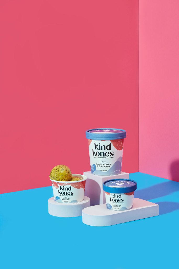 Design Design For Tomorrow Rebrands Vegan Ice Cream Brand Kind Kones To Make Kindness Look Fun