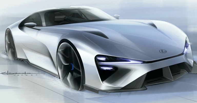 Design: Lexus Electrified Sport sketches reveal concept’s evolution ...