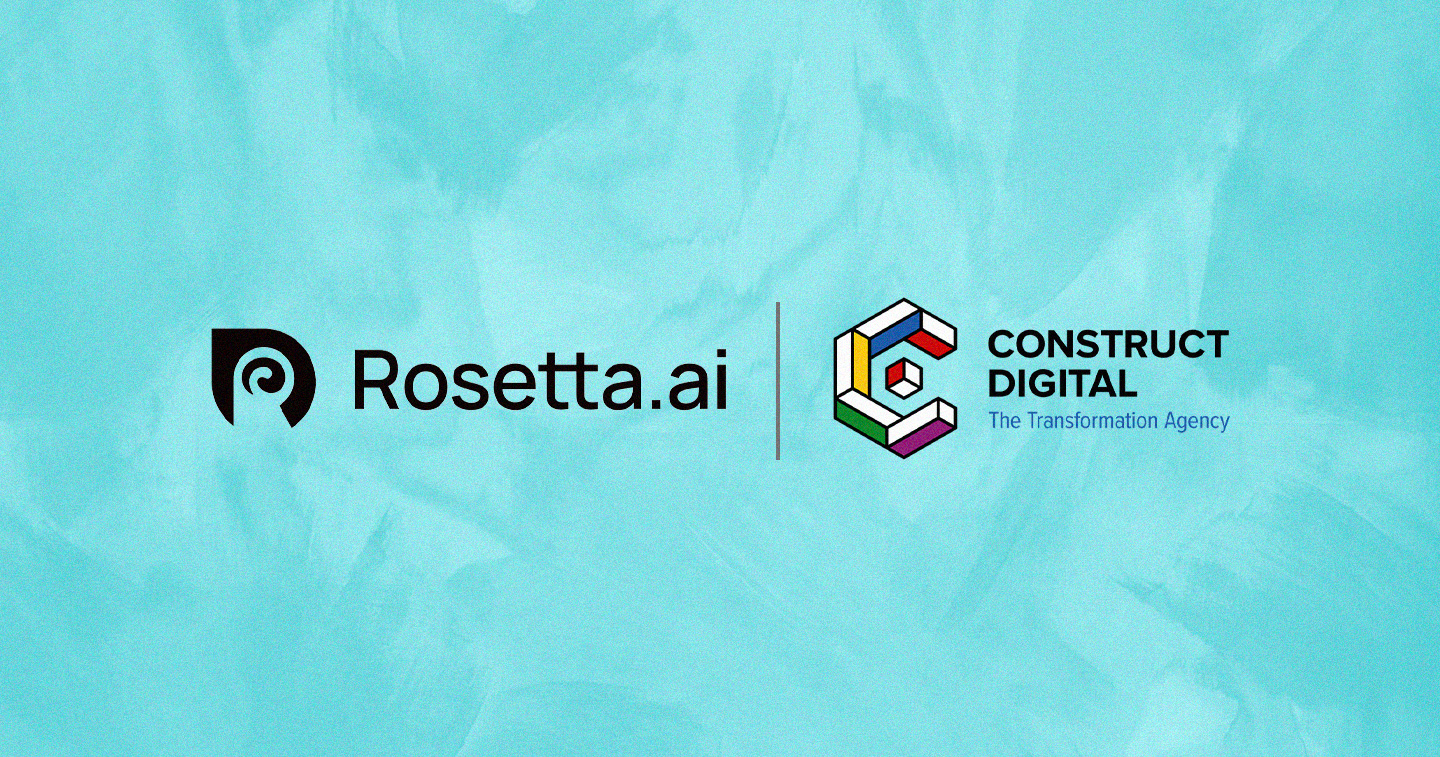 New Business: Taiwan-based startup Rosetta.ai appoints Construct Digital to  launch brand in APAC - adobo Magazine Online