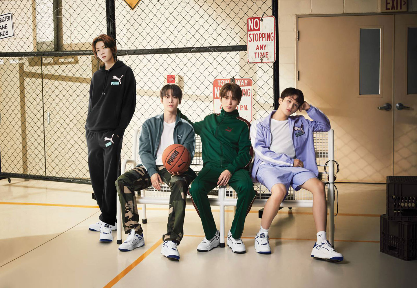 PUMA x K-Pop Group BTS Basket Sneaker Lookbook
