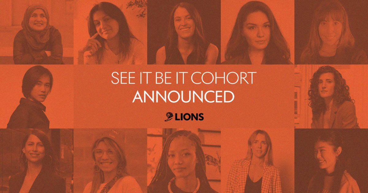 Cannes Lions announces 2024 See It Be It cohort herov2