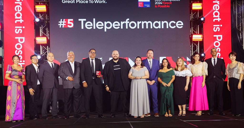 Teleperformance ranks in Philippines Best Workplaces 2024 adobo Magazine