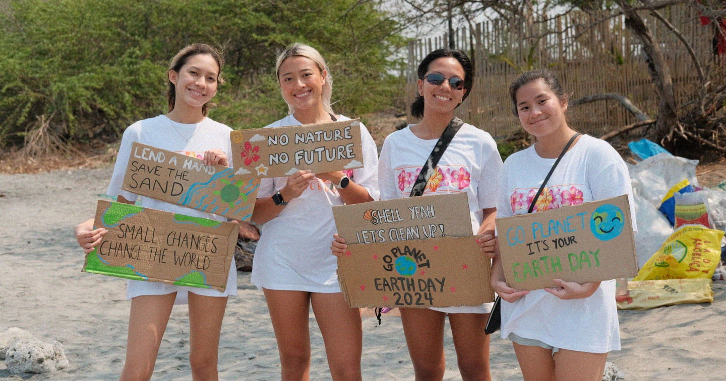Blackbough Swim cleans up beach and starts fundraiser for endangered pawikan hero