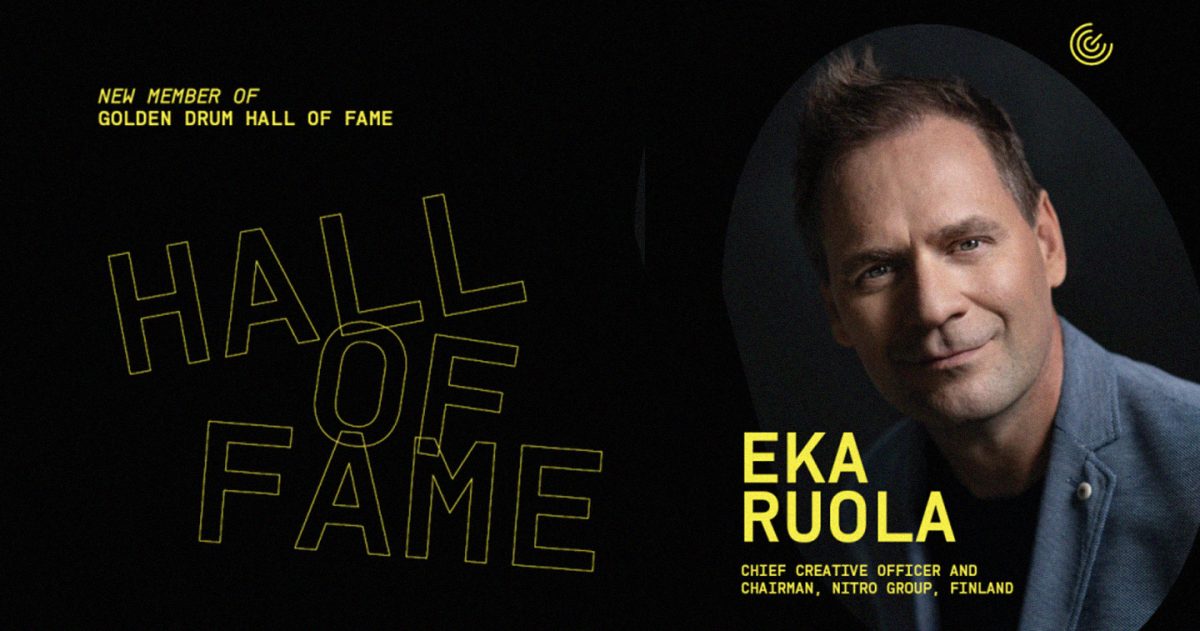 Eka Ruola inducted into the Golden Drum Hall of Fame hero