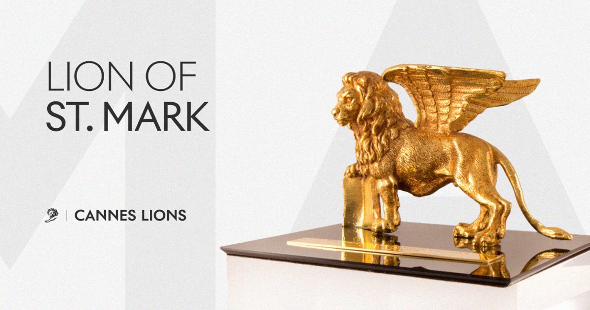 Lifetime achievement award the Lion of St Mark hero