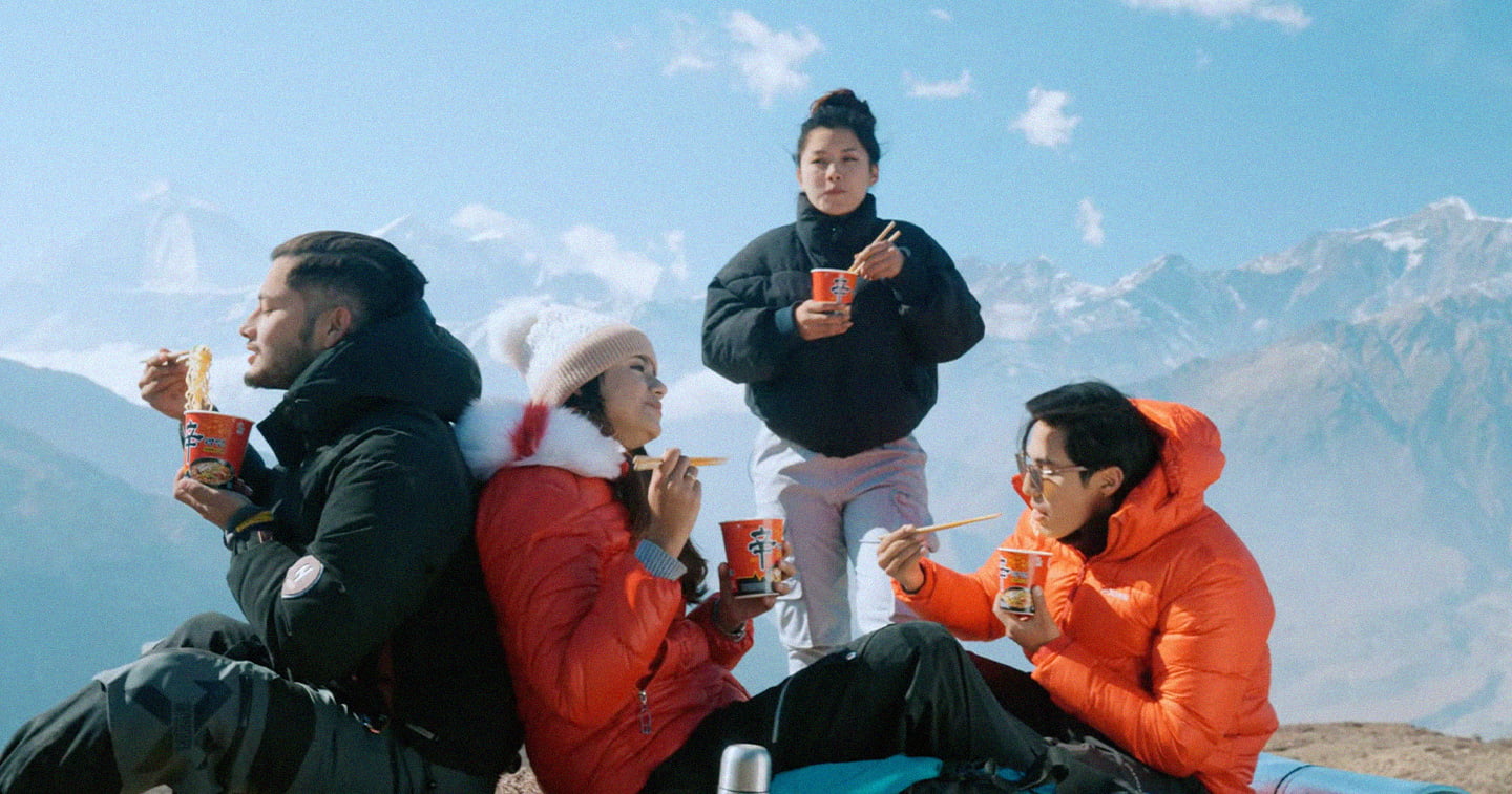 Shin Ramyun along to an extraordinary Nepali adventure hero