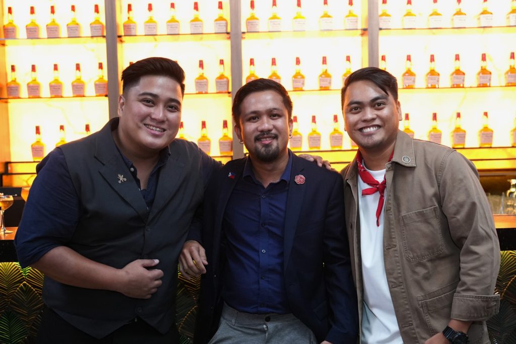 Top 3 Finalists (L R) Abby John Reyes, Jude Basog, and Edward Reyes,