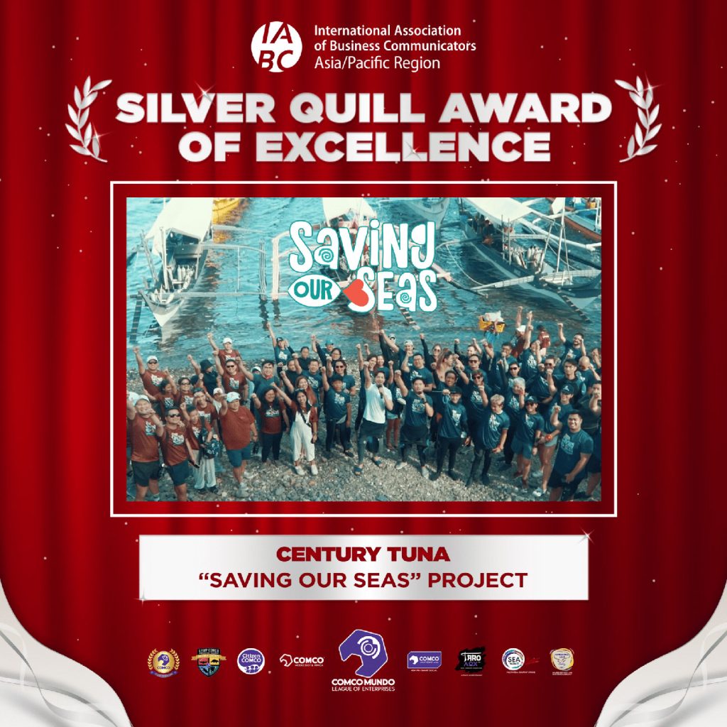 COMCO Mundo IABC APAC Silver Quill Awards Save Our Planet Save Our Seas The Century Tuna Saving Our Seas Project 1