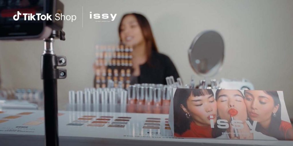 Issy Cosmetics and Klued with TikTok Shop insert2