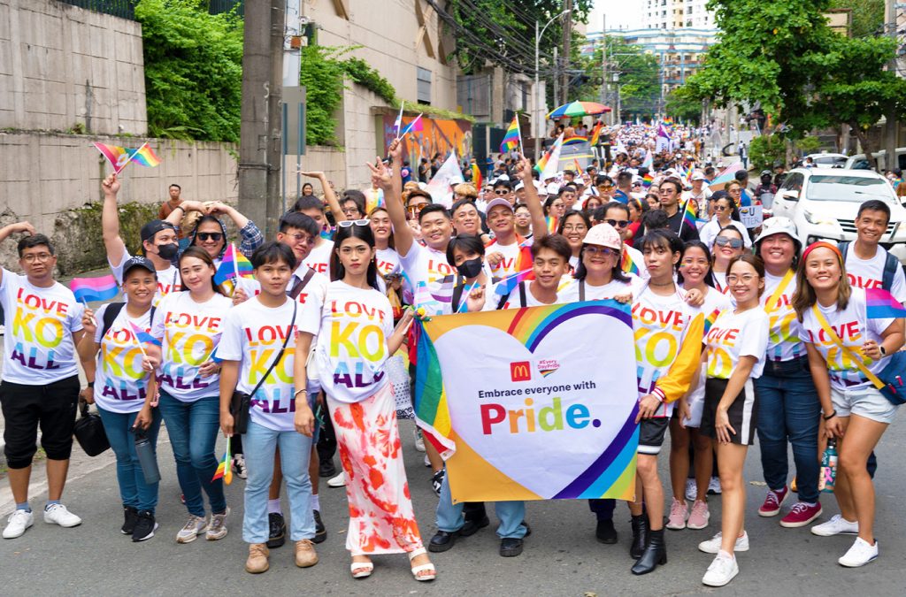 McDonald QC Pride March