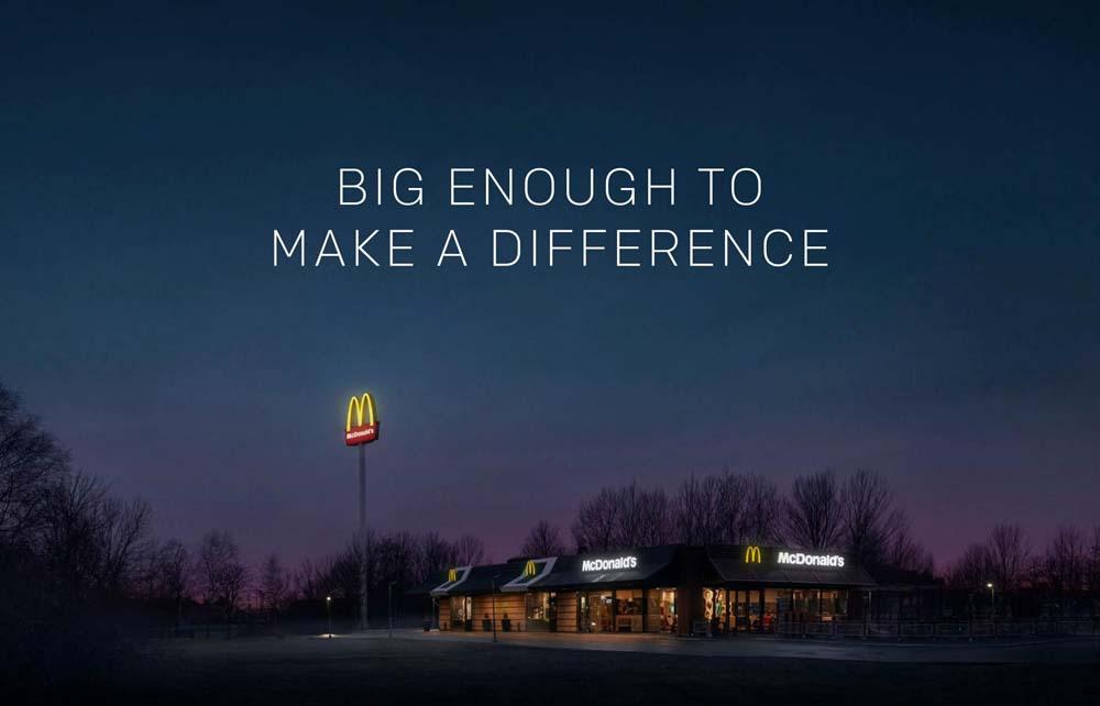 McDonalds Big enough to make a difference