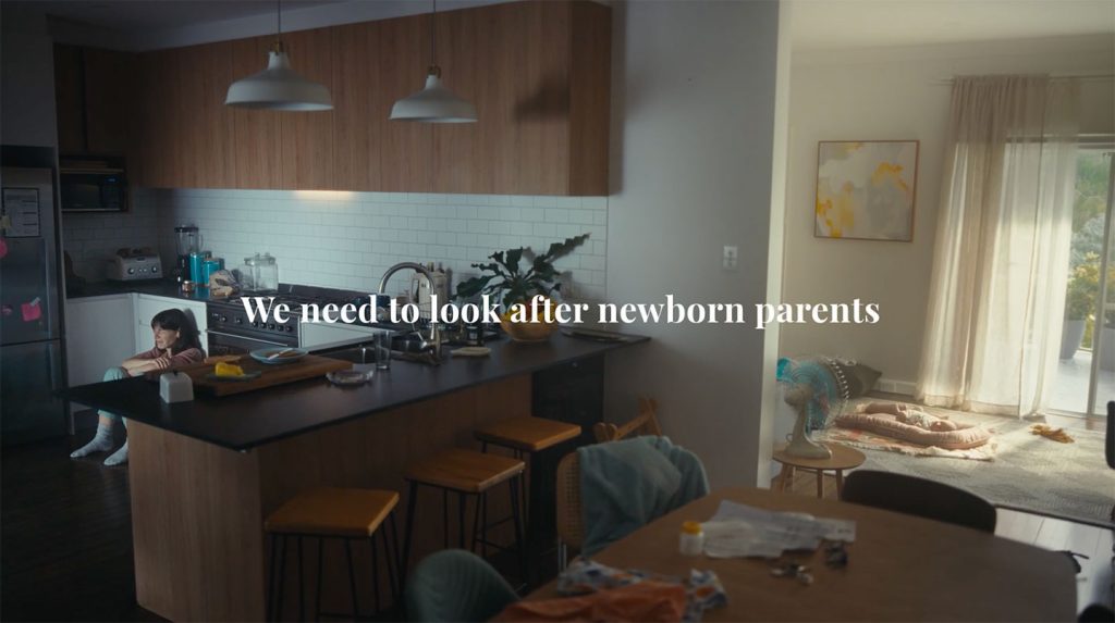 New Gidget Foundation Australia campaign shows newborn parents need our care too INSERT 1