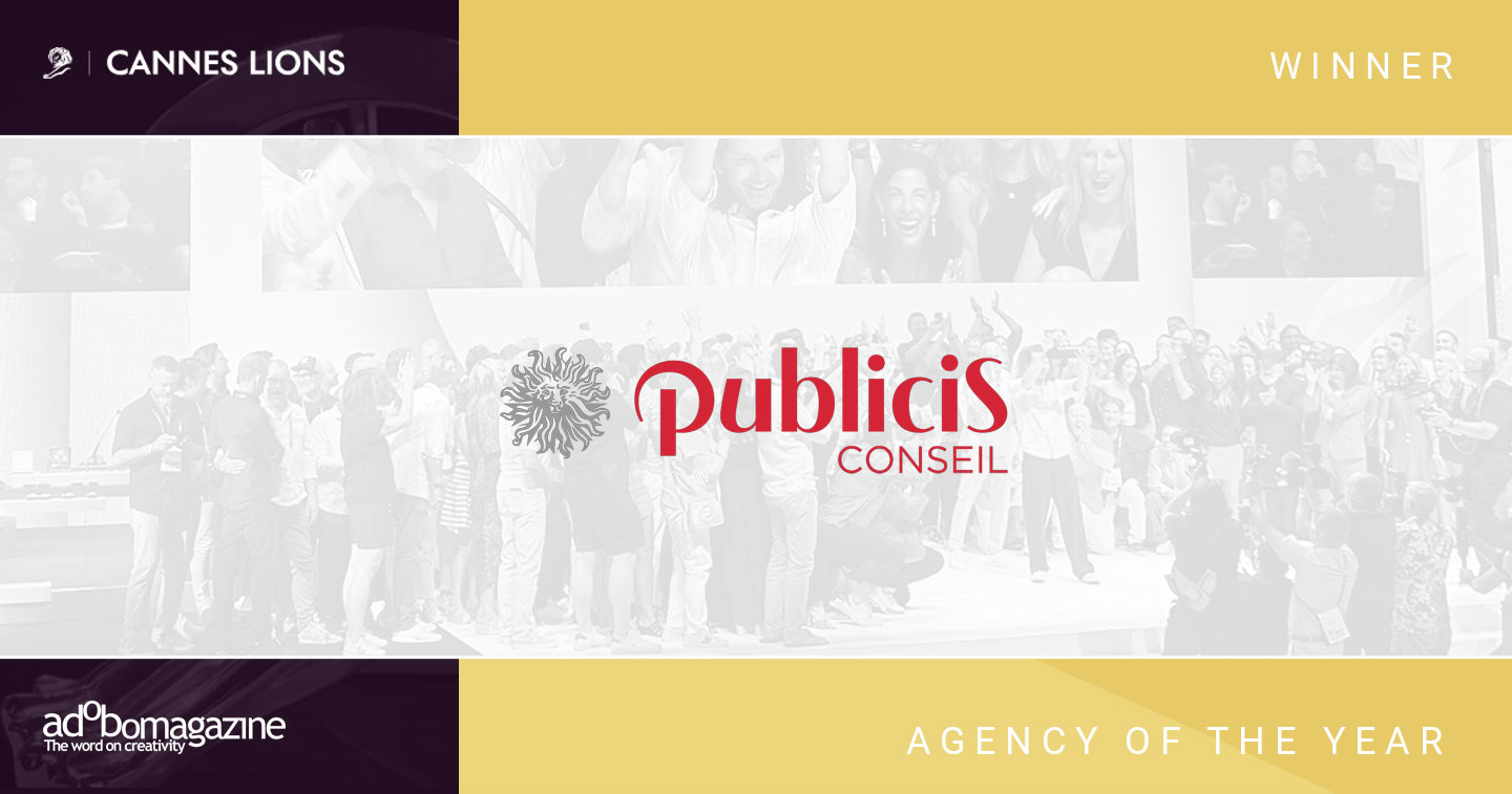 Publicis Conseil named Agency of the Year at the 71st Cannes Lions Festival HERO