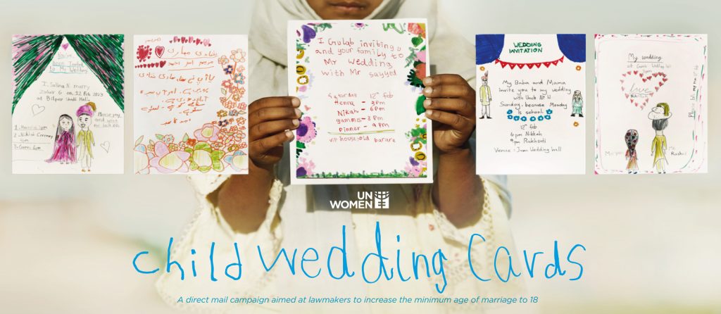 child wedding un women and impact bbdo wins cannes lions grand prix for good in health ChildWeddingCard Image