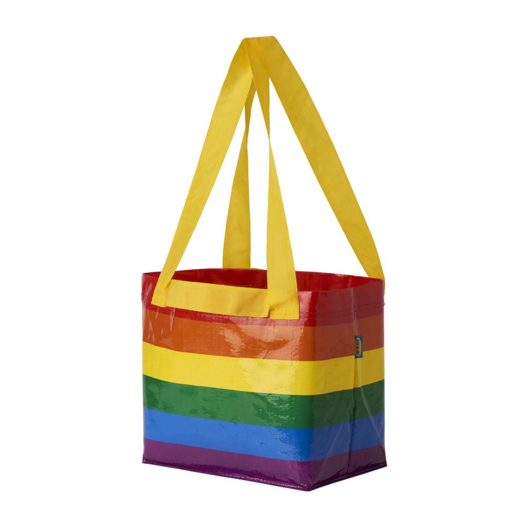 ikea rainbow bags to support hiv advocacy this pride month PE781905