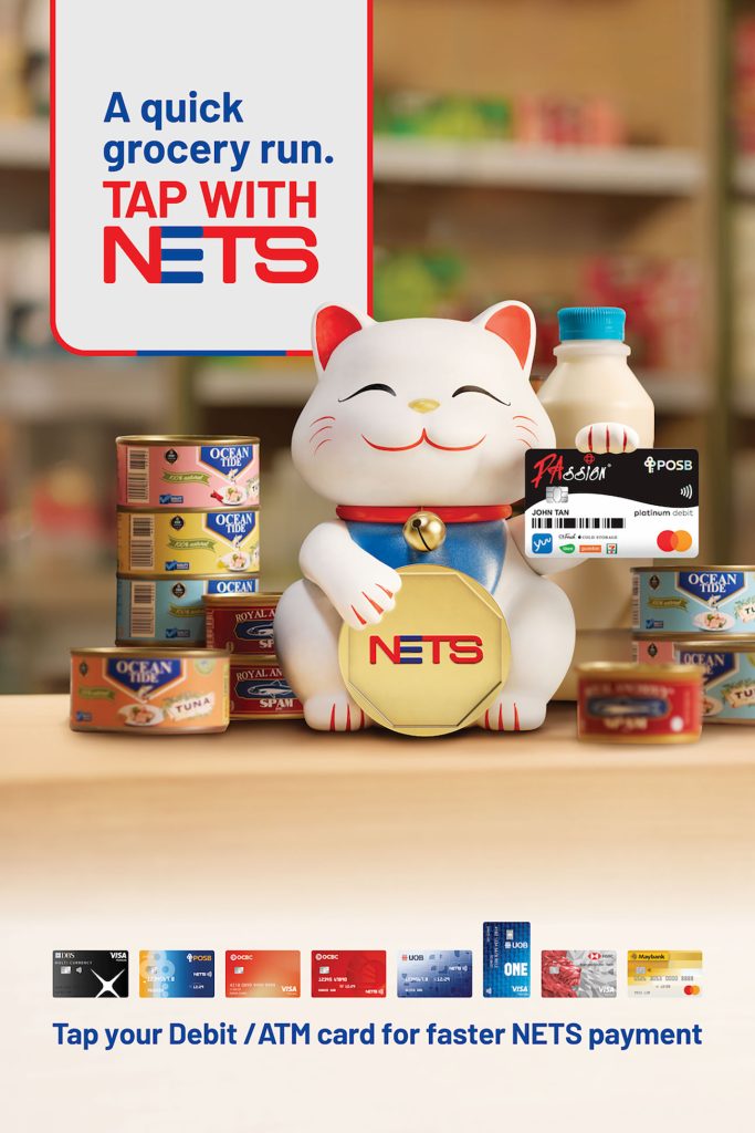 DDB taps fortune cats to make NETS Singapore INS 1