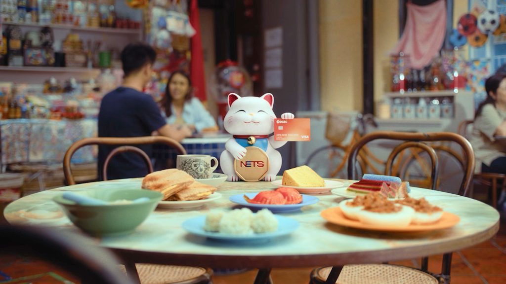 DDB taps fortune cats to make NETS Singapore INS 2