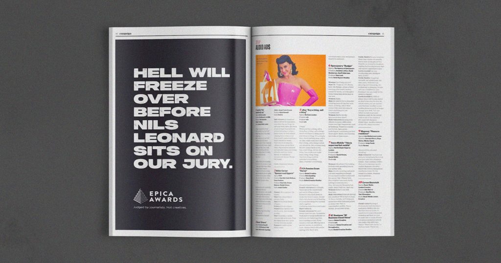 Epica Awards bold campaign by BETC hero