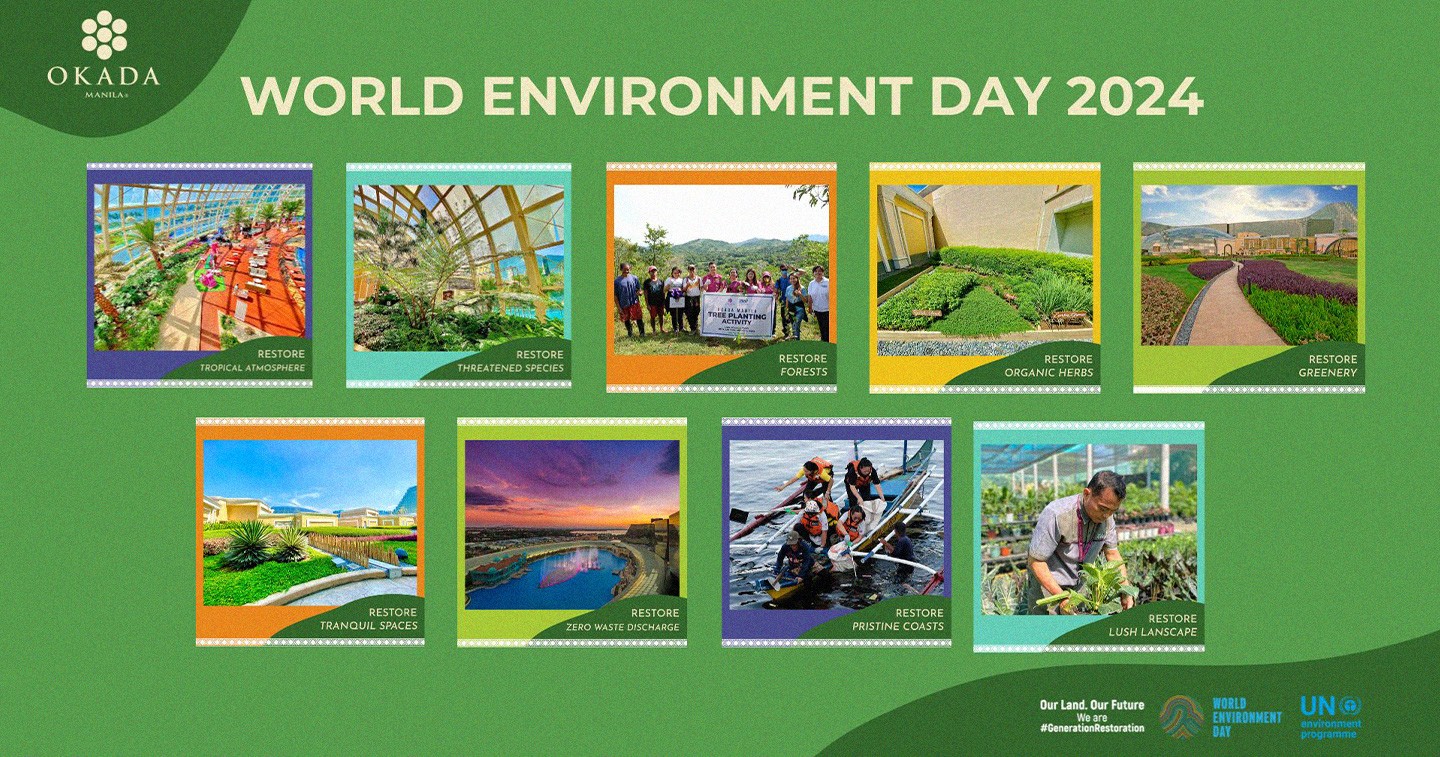 Okada Manila for World Environment Day hero