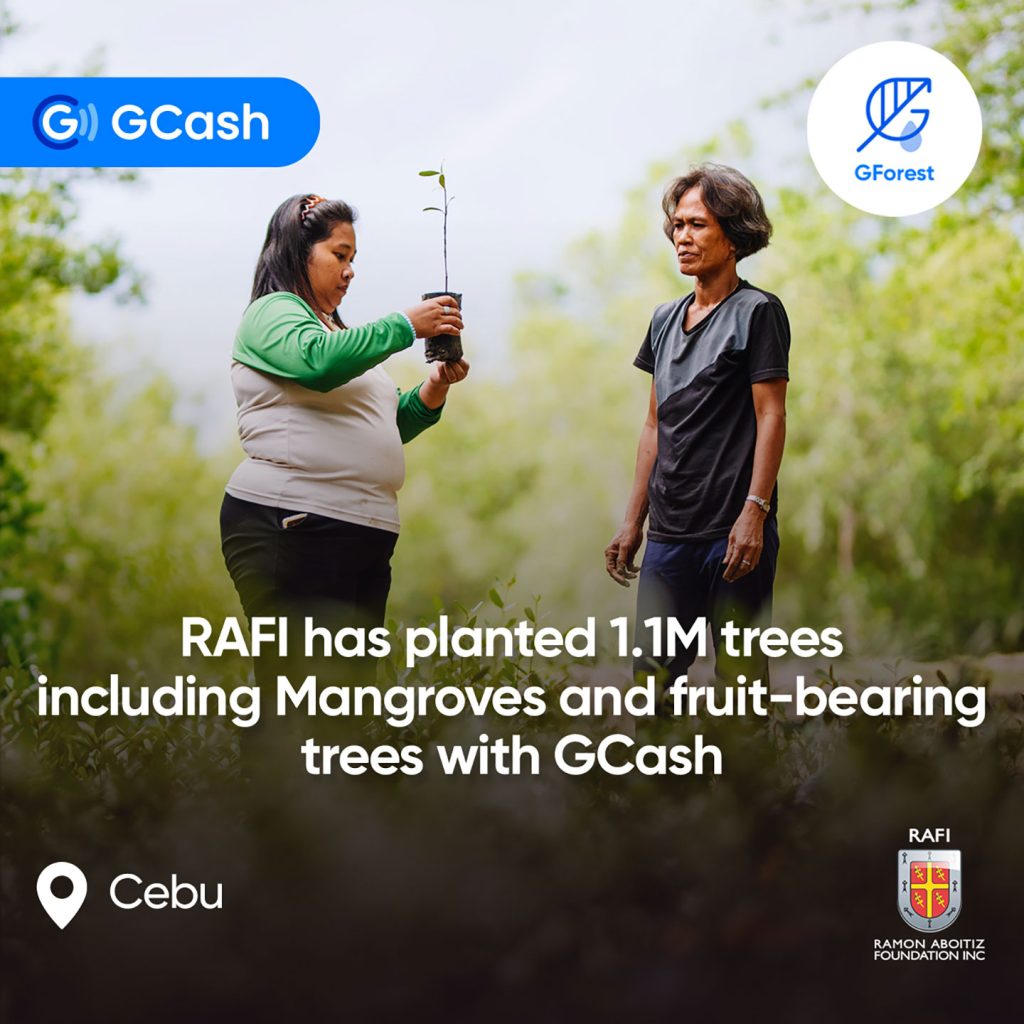 Ramon Aboitiz Foundation Inc. plants over 1M trees in Cebu with GCash support INS2