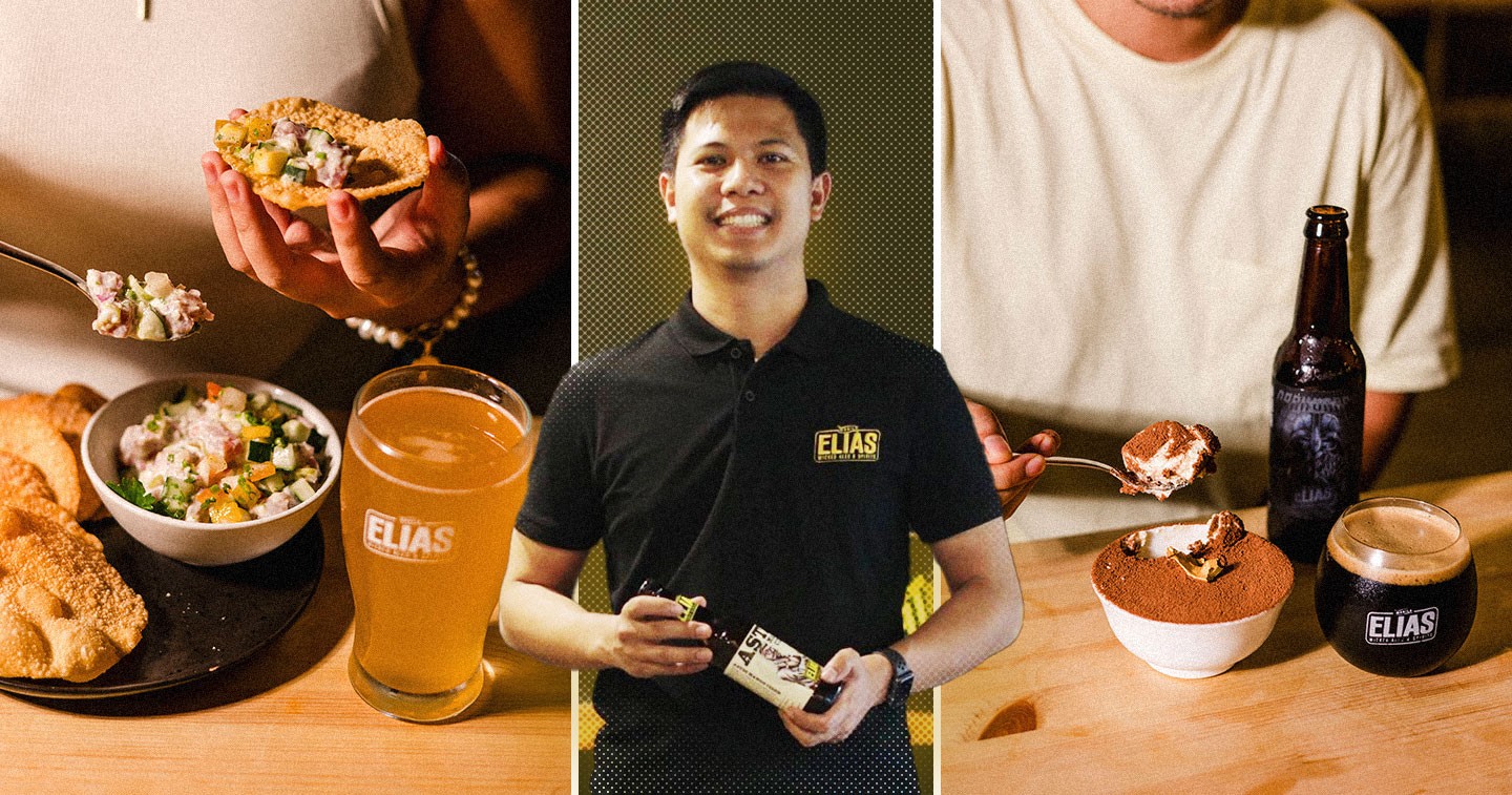 Raoul Masangcay beer and food pairing at Elias Taproom Alabang 2024 HERO