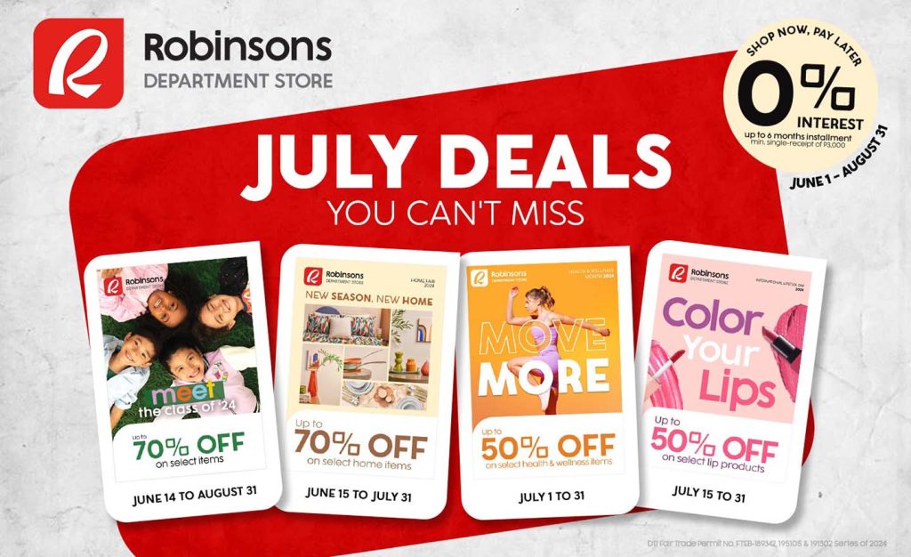 Robinsons Be Cool For School sale insert1