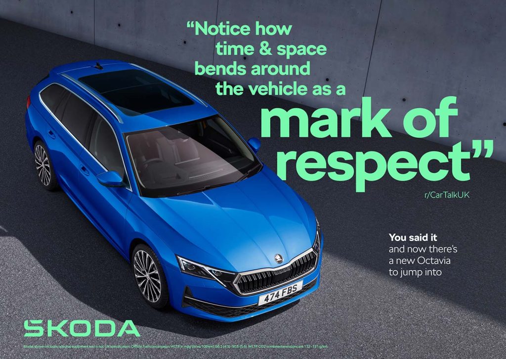 Skoda Octavia campaign insert