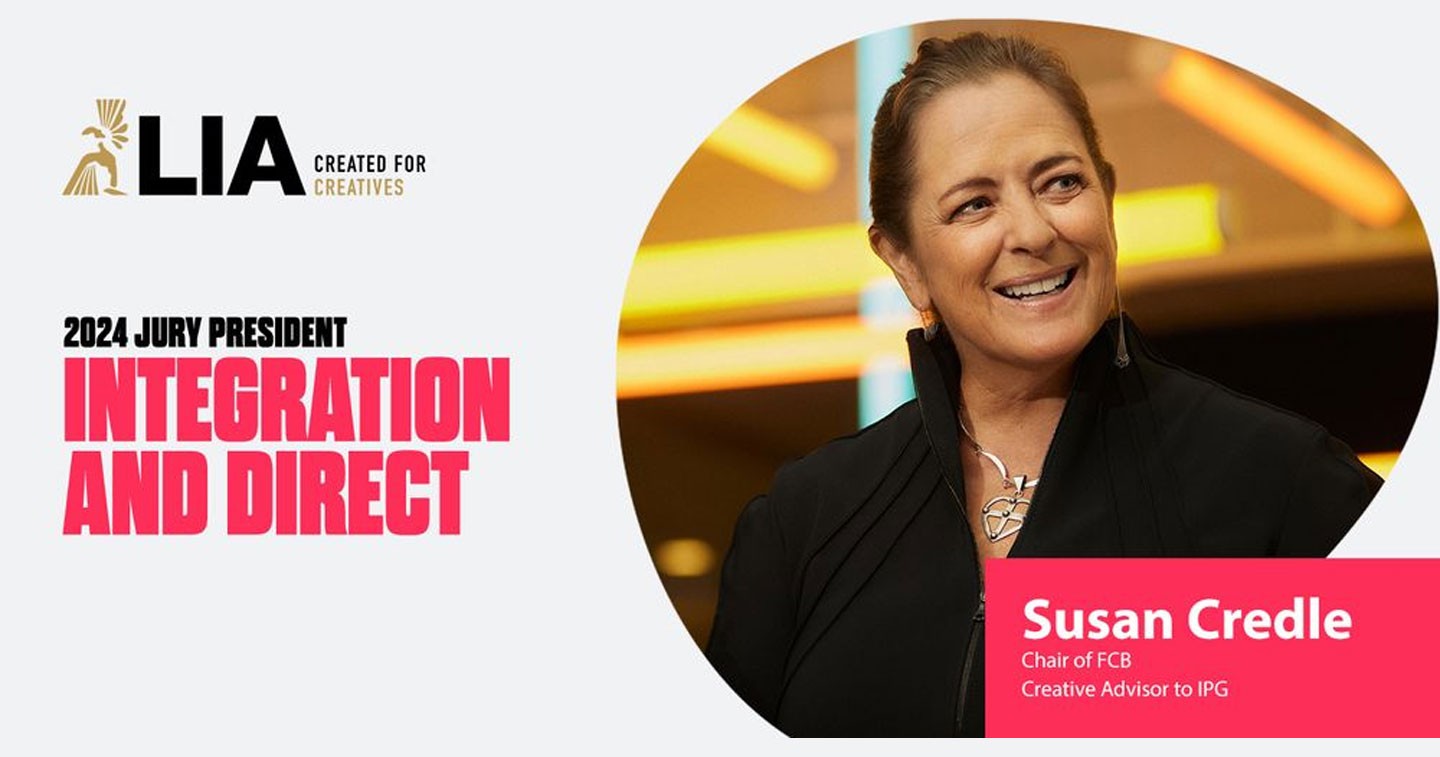 susan credle chair of fcb and creative advisor to ipg announced as lia 2024 integration and direct jury president hero