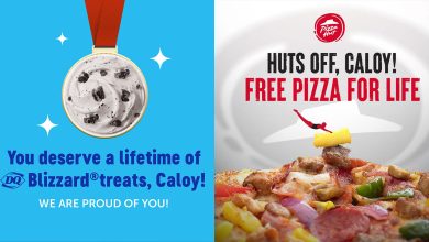 Pizza Hut PH DQ PH give free pizza, ice cream for life to 2 time Olympic gold medalist Carlos Yulo HERO