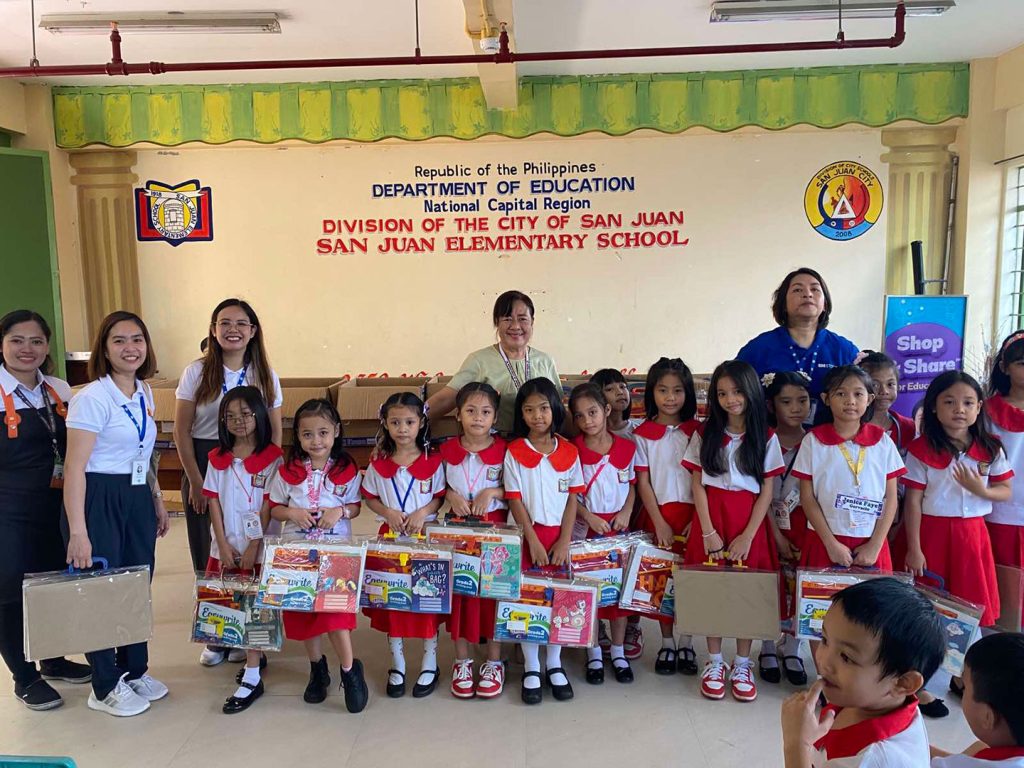 ShopShare for Education Program Enriches Lives of 12000 Filipino Students INS 3