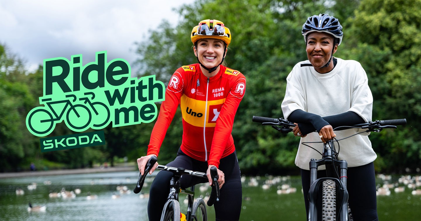 skoda and leo burnett uk inspire female cyclists with ride with me campaign fronted by professional cyclist and olympic medallist elinor barker