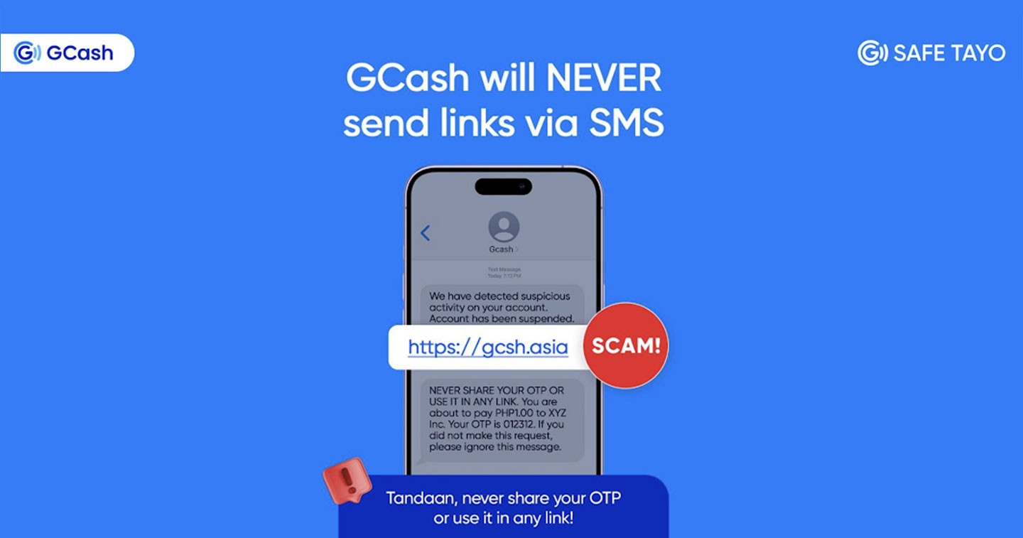 GCash shares essential tips to avoid spoofing scams HERO