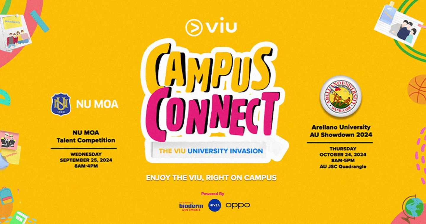 Viu invades Manila campuses with interactive hero