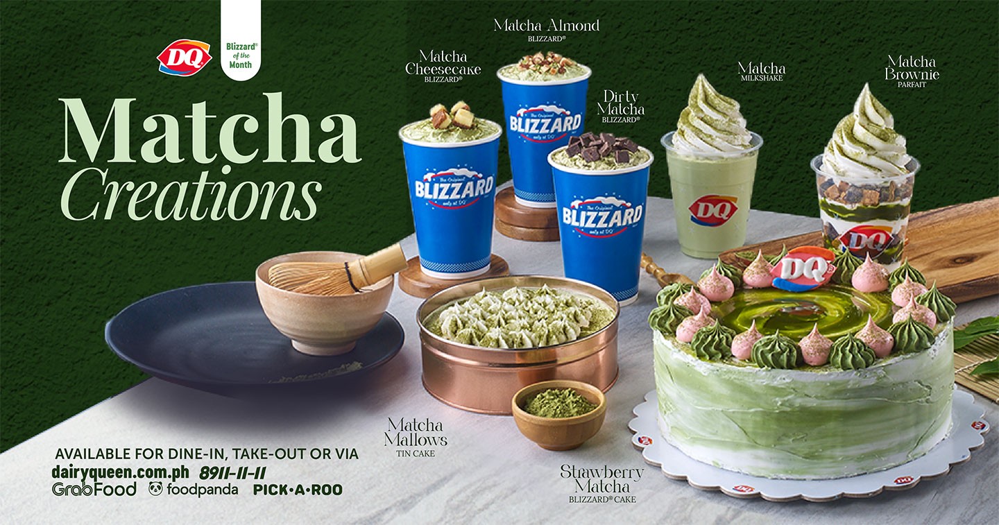 Your matcha waited flavor is DQ Blizzard of the Month HERO