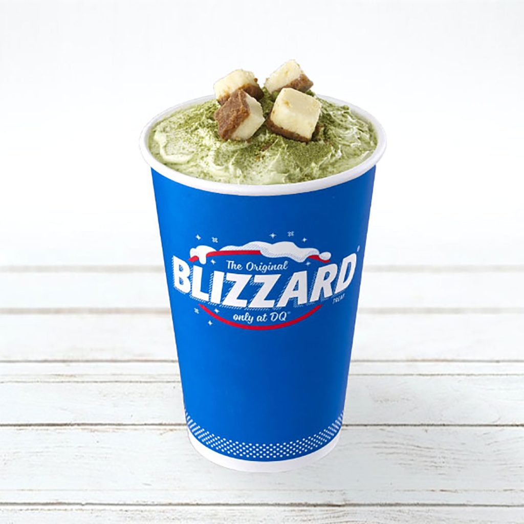 Your matcha waited flavor is DQ Blizzard of the Month INS