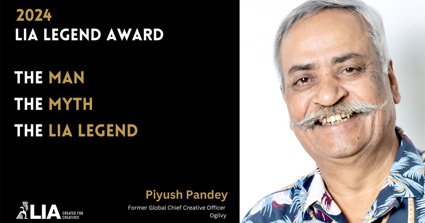 2024 LIA Legend Award Recipient Piyush Pandey HERO