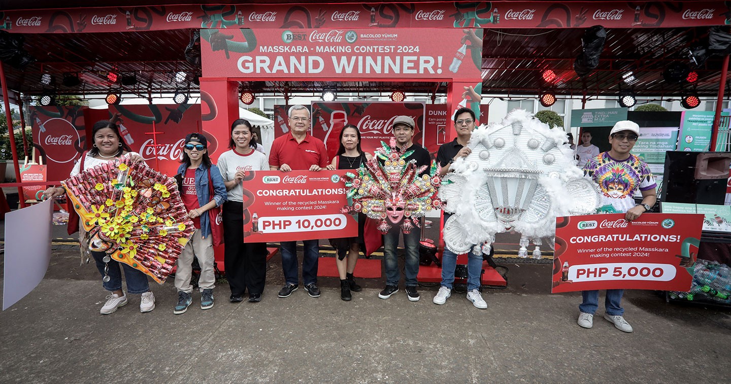 Coca Cola Philippines and Bacolod City promote bottle collection and segregation at Masskara Festival HERO