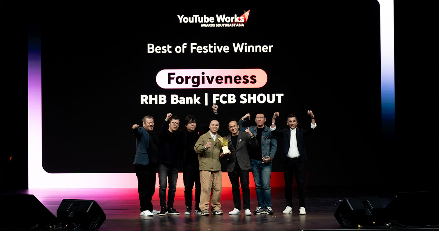 FCB Shout & RHB Bank lead Malaysia to victory with Gold at YouTube Works Southeast Asia 2024 HERO