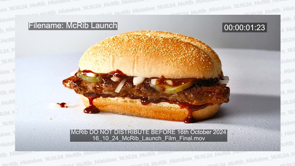 Leo Burnett confirm the McRib is returning INS3