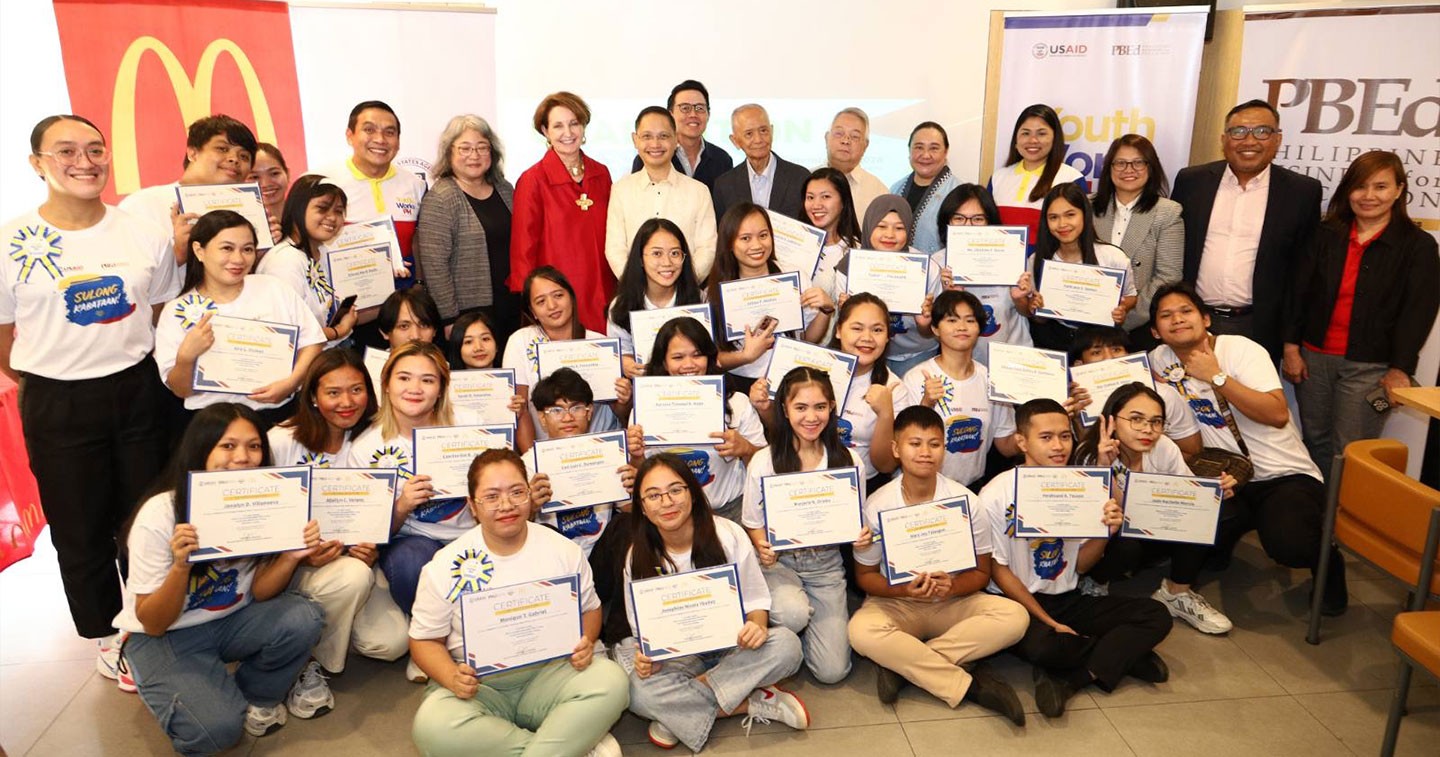 McDonalds Philippines Marks First Batch of YouthWorks PH Graduates with USAID HERO