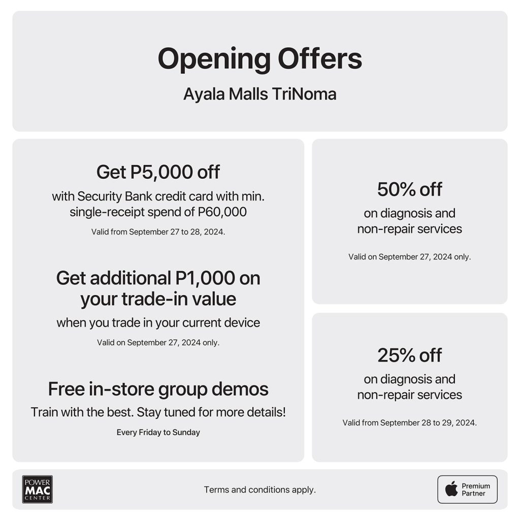 Power Mac Center reopens as Apple Premium Partner in Trinoma INS 3