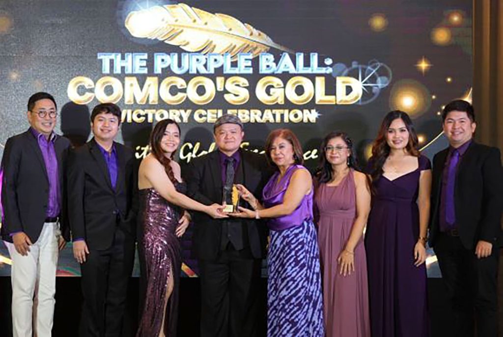 Press Release COMCO Mundo celebrates Global IABC Gold Quill Agency of the Year win with its 1st Purple Ball 8