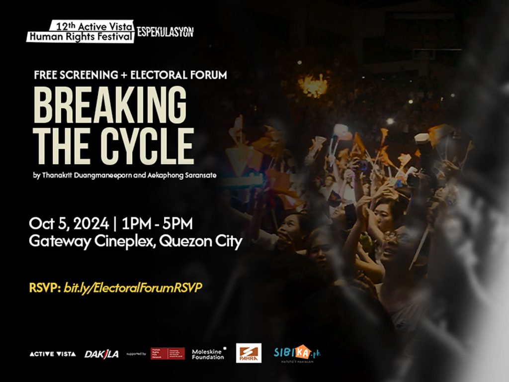 Thai Electoral Film Breaking the Cycle to screen in Manila INS