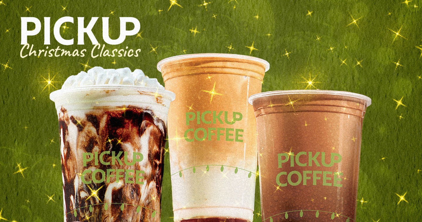 PICKUP COFFEE unveils seasonal Christmas drink offerings HERO