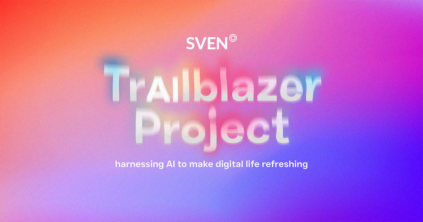 Sven presents the TrAIlblazer Project hero