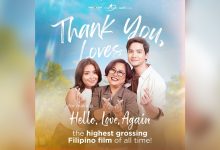 hello love again is now the highest grossing filipino film of all time with php 930 million worldwide sales